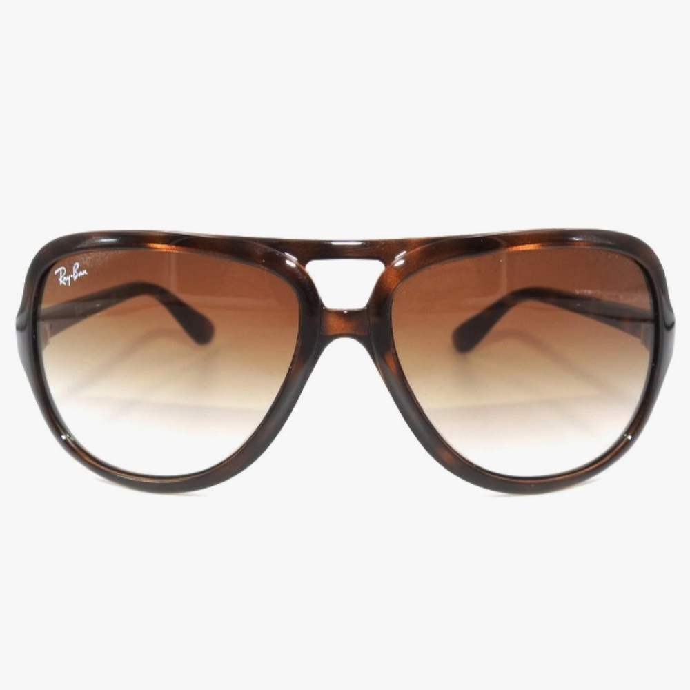 New Ray-Ban Unisex Aviator Sunglasses RB4162-710/51 Havana w/Gradient Brown Lens